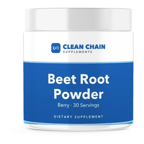 Clean Chain Supplements Beet Root Powder, Berry · 30 Servings