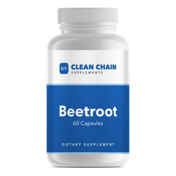 Clean Chain Supplements Beetroot, 60 Capsules