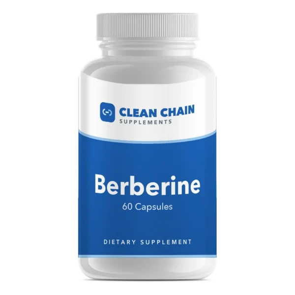 Clean Chain Supplements Berberine, 60 Capsules