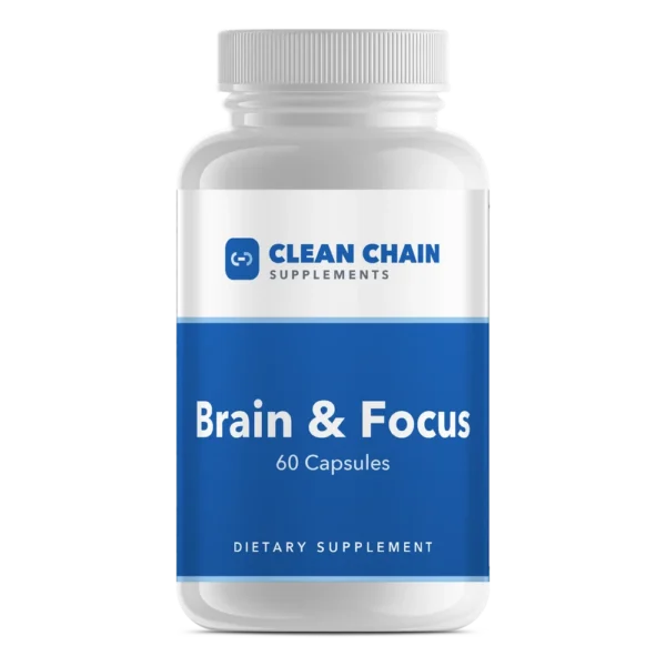 Clean Chain Supplements Brain & Focus, 60 Capsules