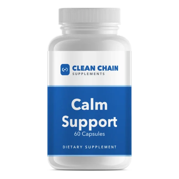 Clean Chain Supplements Calm Support, 60 Capsules