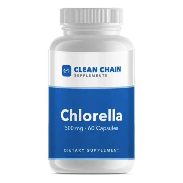 Clean Chain Supplements Chlorella, 500 mg · 60 Capsules