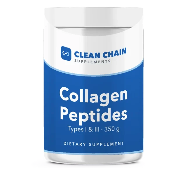 Clean Chain Supplements Collagen Peptides, Types I & III · 350 g
