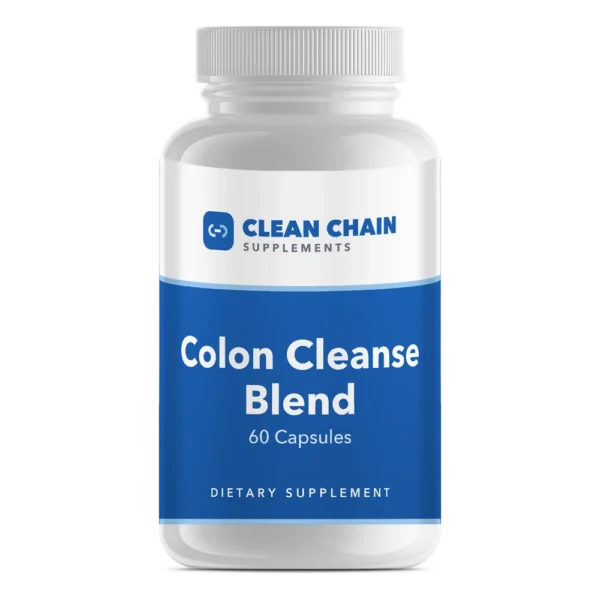 Clean Chain Supplements Colon Cleanse Blend, 60 Capsules