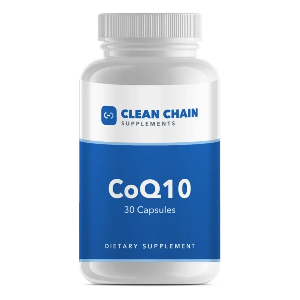 Clean Chain Supplements CoQ10, 30 Capsules