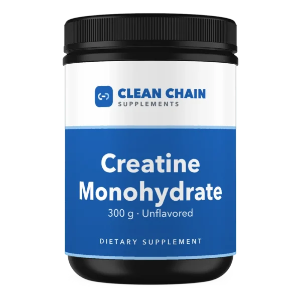 Clean Chain Supplements Creatine Monohydrate, 300 g · Unflavored