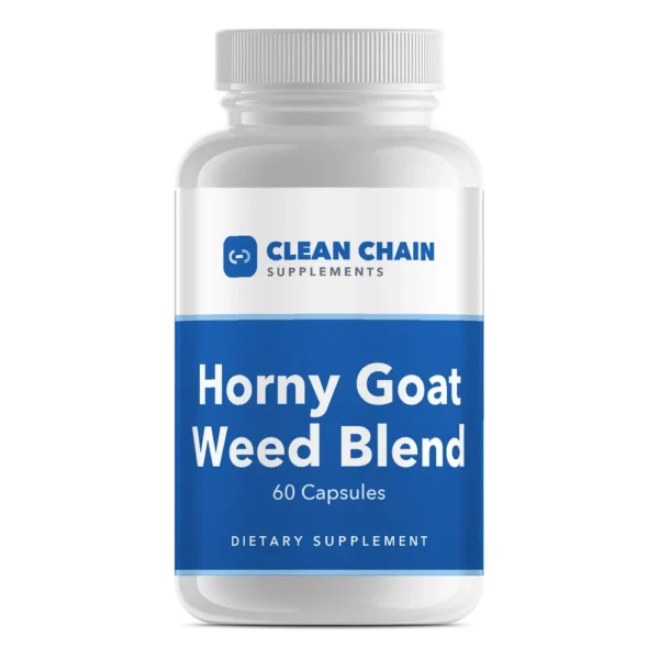 Clean Chain Supplements Horny Goat Weed Blend, 60 Capsules