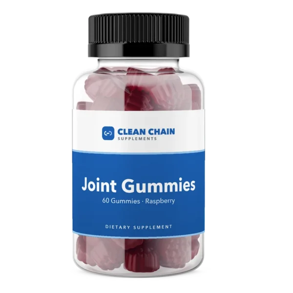 Clean Chain Supplements Joint Gummies, 60 Gummies · Raspberry