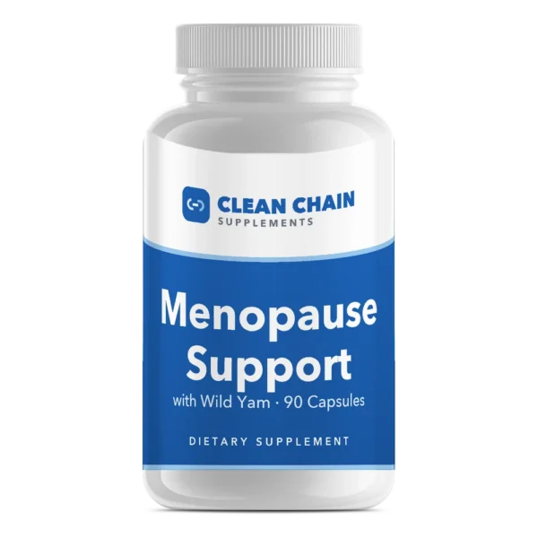 Clean Chain Supplements Menopause Support, with Wild Yam · 90 Capsules