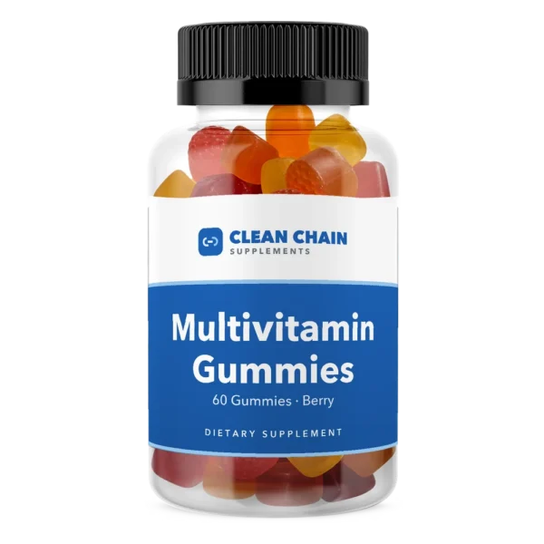Clean Chain Supplements Multivitamin Gummies, 60 Gummies · Berry