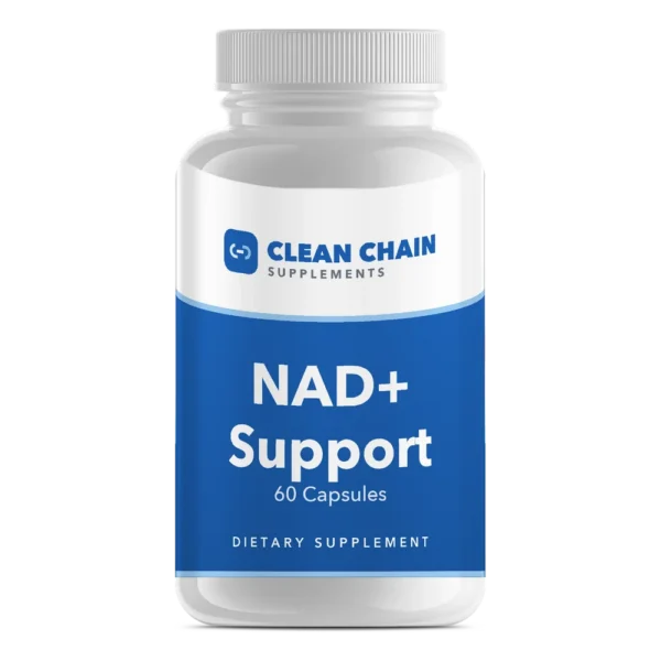 Clean Chain Supplements NAD+ Support, 60 Capsules