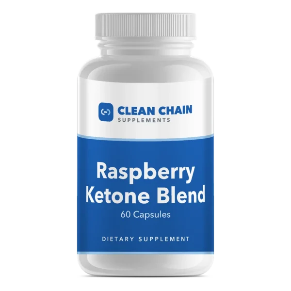 Clean Chain Supplements Raspberry Ketone Blend, 60 Capsules