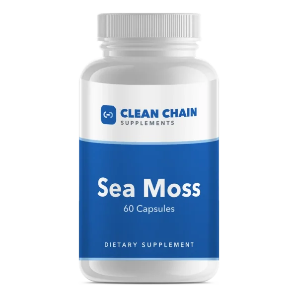 Clean Chain Supplements Sea Moss, 60 Capsules
