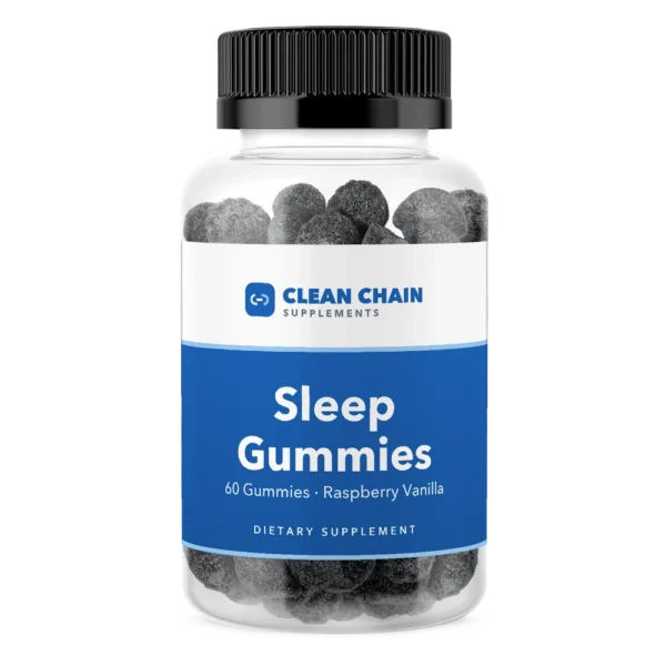 Clean Chain Supplements Sleep Gummies, 60 Gummies · Raspberry Vanilla