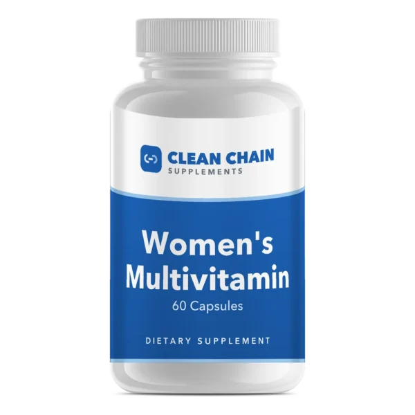 Clean Chain Supplements Women's Multivitamin, 60 Capsules